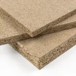 Aglomerado crudo de partículas de madera prensadas