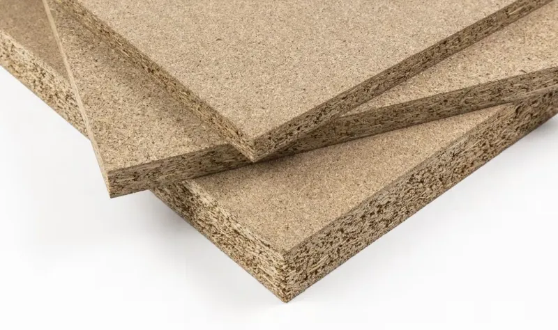 Aglomerado crudo de partículas de madera prensadas