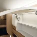 Brazo Free Space Soft modelo C blanco, vista 3