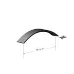 Manija aluminio 307 CC 96 mm negra